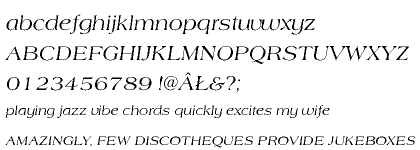 Americana CE Regular Italic