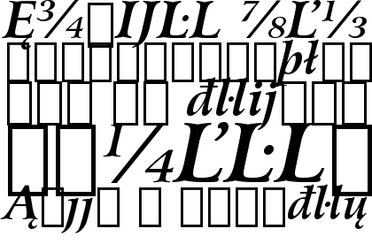 Arrus Bold Italic Extension