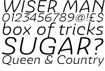 Ashemore Extended Regular Italic