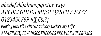 Beaufort Condensed Italic