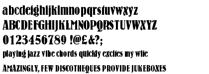 Bernhard Antique Bold Condensed (D)