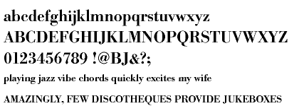 Bodoni Antiqua Cyrillic Demi Bold