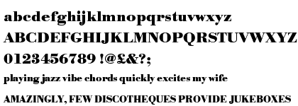 Bodoni URW Bold Wide