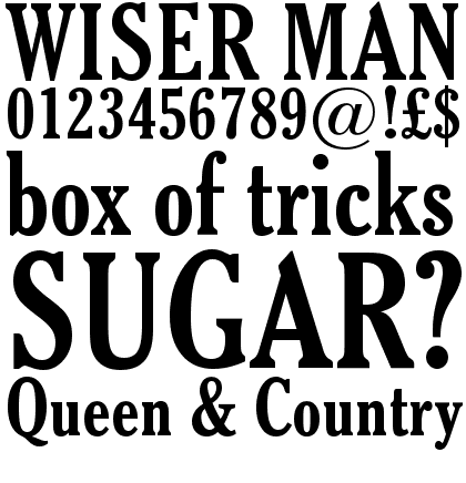 Cheltenham Bold Condensed