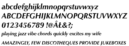 Classico URW CE Bold Italic
