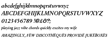 Cloister URW Bold Italic