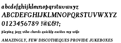 Cooper Old Style URW Demi Italic