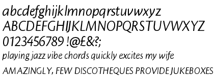 Cronos&trade; Pro Italic Display