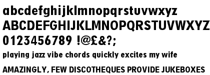 Digi Grotesk&trade; N Condensed Bold