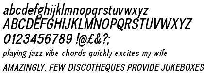Divulge Condensed Italic