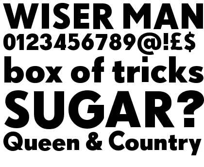 Drescher Grotesk Bold