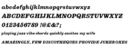 Egizio URW Bold Italic