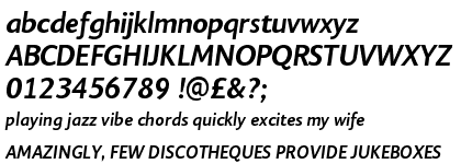 Elisar DT SemiBold Italic