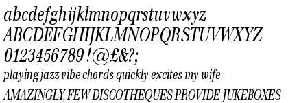 Emona&trade; Condensed Italic