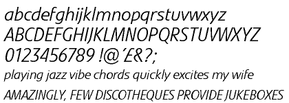 Evo&reg; Pro Light Italic
