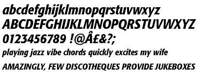 Formata&reg; Pro+ Medium Condensed Italic WGL