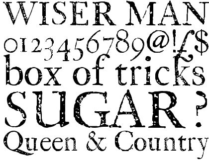 Franklin&amp;#039;s Caslon Regular