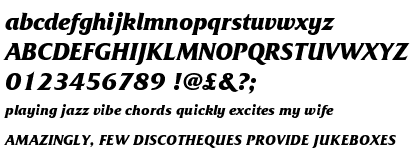 Friz Quadrata&trade; Bold Italic