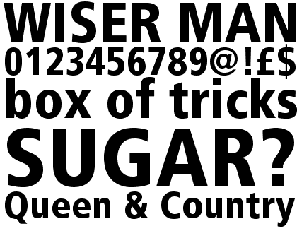 Frutiger&reg; Pro 77 Black Condensed