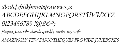 Garamond Classico&trade; Italic