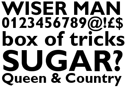 Gill Sans&reg; (Alt fig 1) Bold