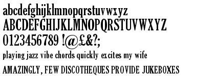 Gloucester&trade; Bold Extra Condensed