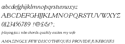 Goudy38RR Light Italic