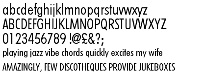 Graphicus DT Condensed Regular