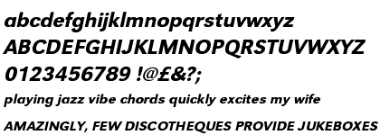 Grotesk URW Medium Oblique