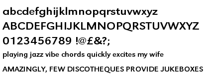 Grotesk URW Regular Extra Wide