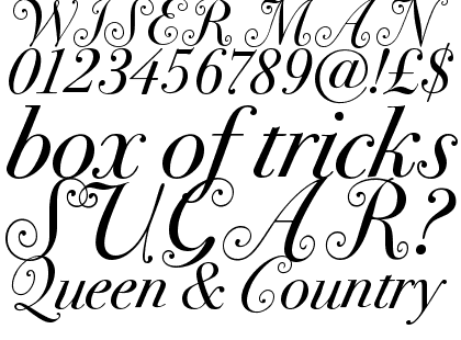 ITC Bodoni&trade; Seventy-Two Swash Book Italic