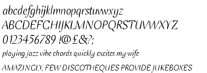 ITC Ellipse&trade; Italic