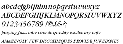 ITC Garamond&trade; Book Italic