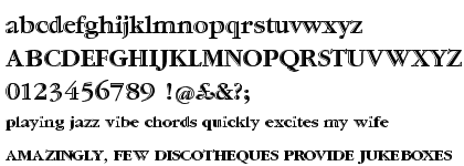 ITC Garamond&trade; Handtooled Bold