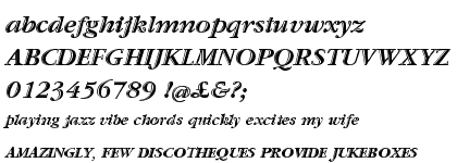 ITC Garamond&trade; Handtooled Bold Italic