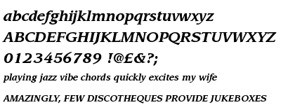 ITC Leawood&trade; Bold Italic