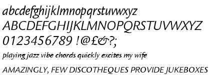 ITC Legacy&trade; Sans Pro Book Italic