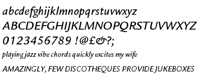 ITC Legacy&trade; Sans Pro Medium Italic