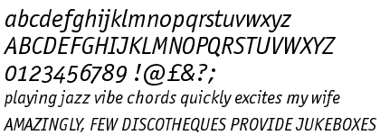 ITC Legacy&trade; Sans by ITC Book Italic OsF