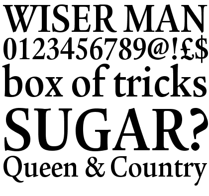 ITC Legacy&trade; Serif Bold Condensed