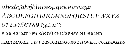 ITC Modern&trade; No. 216 Light Italic