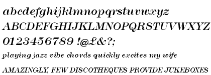 ITC Modern&trade; No. 216 Medium Italic