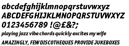 ITC Officina&trade; Sans Extra Bold Italic