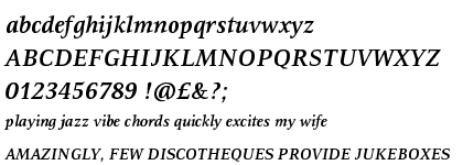 ITC Resavska&trade; Bold Italic