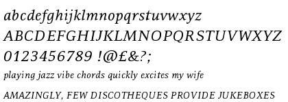 ITC Resavska&trade; Medium Italic