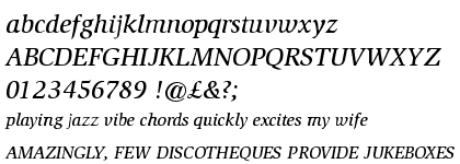 ITC Slimbach&trade; Medium Italic