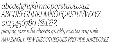 ITC Stepp&trade; Light Italic