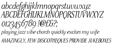 ITC Stepp&trade; Medium Italic