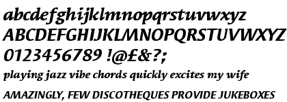 ITC Syndor&trade; Bold Italic