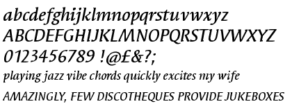 ITC Syndor&trade; Medium Italic